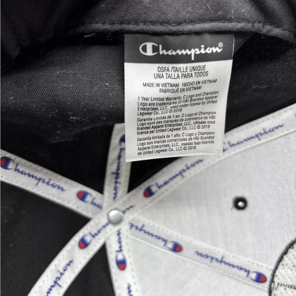 Champion Men Space Patch Baseball Cap Hat snapback 2018 Preloved - Picture 6 of 7
